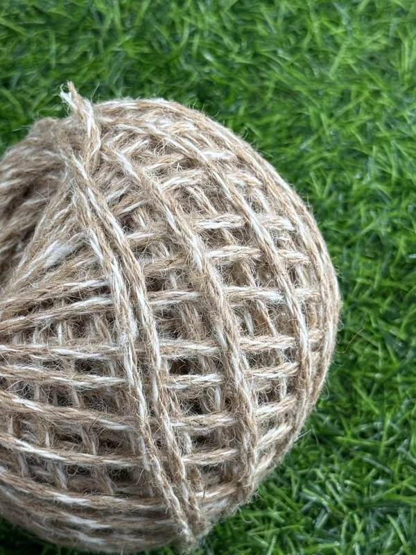Corde di giuta di colore naturale puro Protezione e decorazione per regali ecologici personalizzati