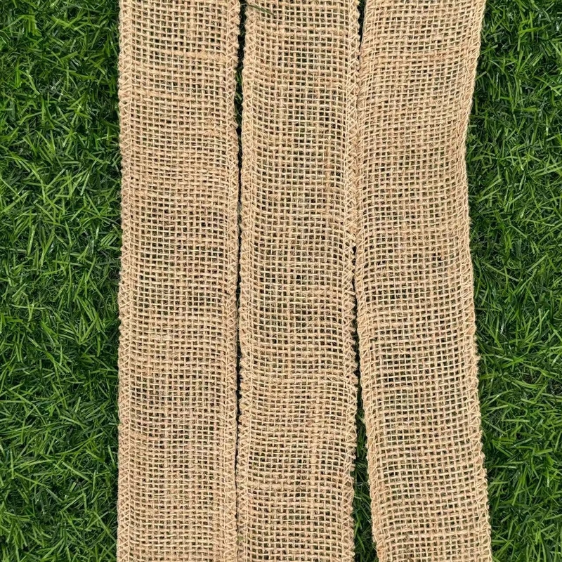 Confortevole nastro a maglia di juta per la decorazione domestica sostenibile naturale ed ecologico
